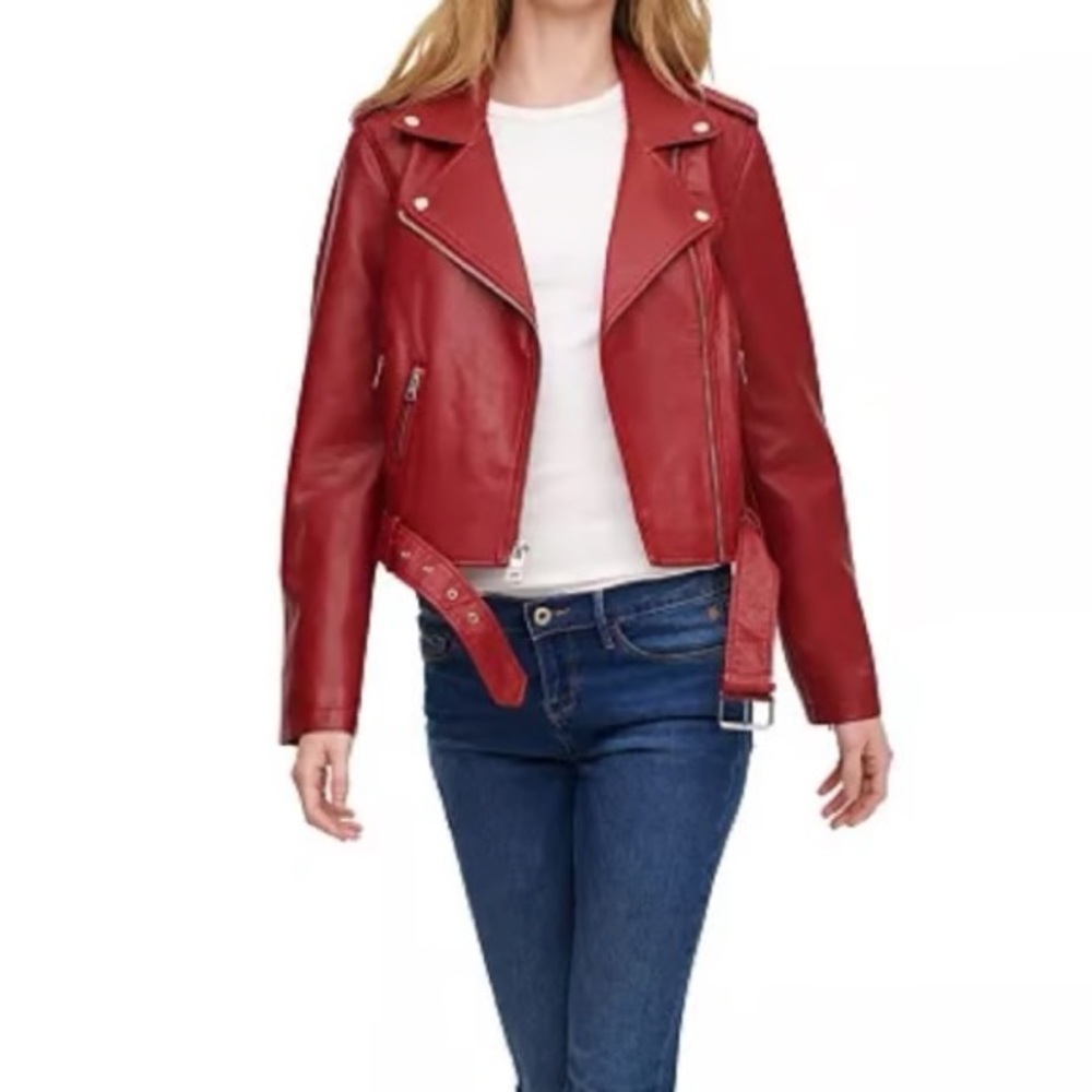 LEVIS| Women's Faux Leather Moto Jacket